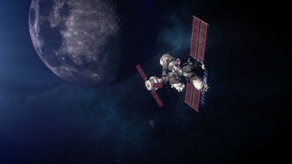 NASA iliustracija/„Gateaway“ Mėnulio kosminė stotis
