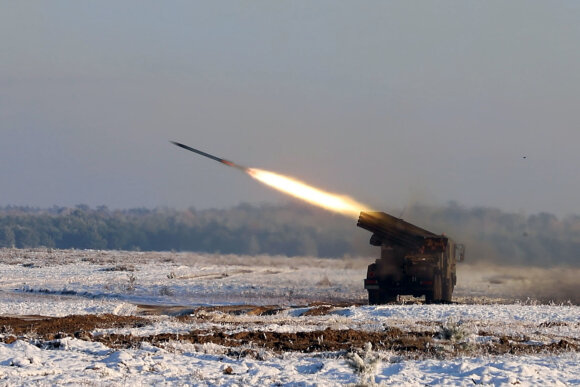 „Zuma press“/„Scanpix“/HIMARS raketų paleidimo sistema