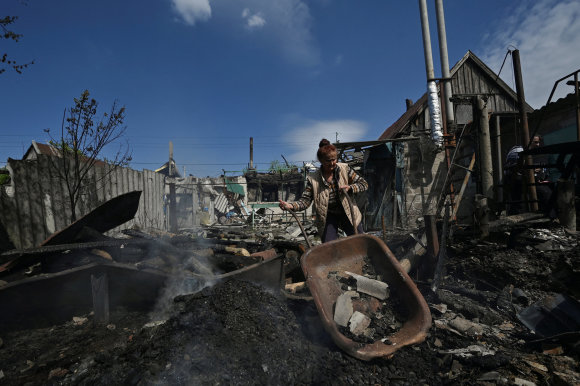 „Reuters“/„Scanpix“/Rusijos atakų padariniai Zaporižios srityje