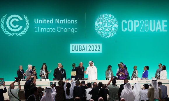 „Zuma press“/„Scanpix“/JT aukčiausiojo lygio susitikimas dėl klimato kaitos COP28
