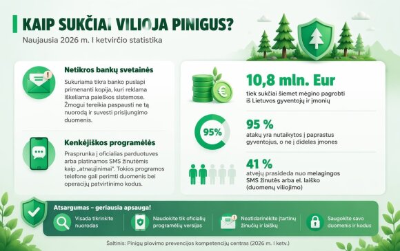 Šaltinis: Pinigų plovimo prevencijos kompetencijų centras / 15min vizualizacija/Statistiniai duomenys