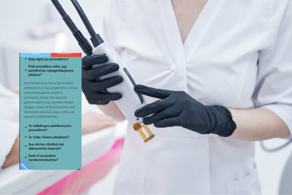 Shutterstock / screenshot/Procedūros, depiliacija