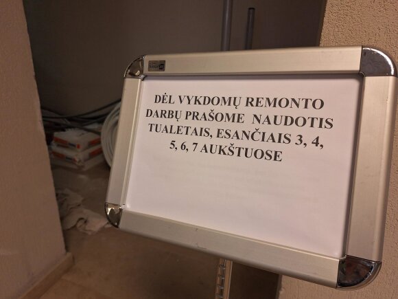 Igno Jačausko nuotr./Seime trūko vamzdis