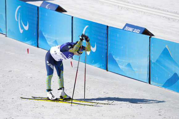 Chango W.Lee/„New York Times“ nuotr./Du aukso ir vieną sidabro medalį Pekine jau laimėjusi Oksana Šiškova