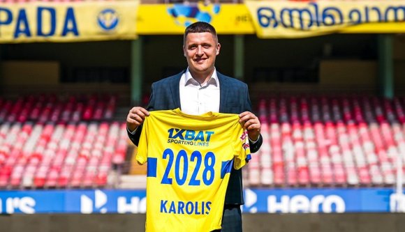 Klubo nuotr./Karolis Skinkys su Keralos „Blasters“ turi ilgalaikę, iki 2028 m. galiojančią sutartį.