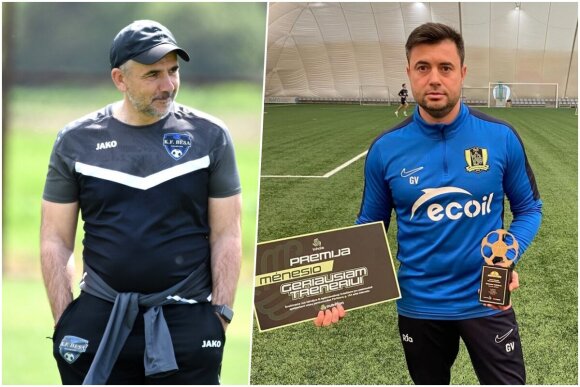 „Besa“ ir „Riterių“ klubų nuotr./Gorazdas Mihailovas ir Gintautas Vaičiūnas