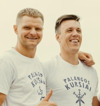 Klubo nuotr./Renaldas Seibutis ir Martynas Giga Palangos „Kuršiuose“