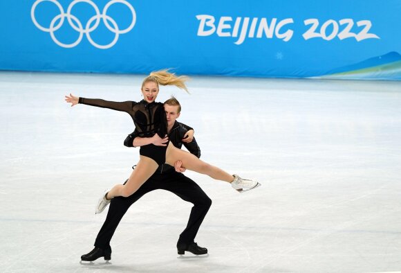 Vida Press nuotr./Paulina Ramanauskaitė ir Deividas Kizala užėmė 23 vietą Pekino olimpiadoje