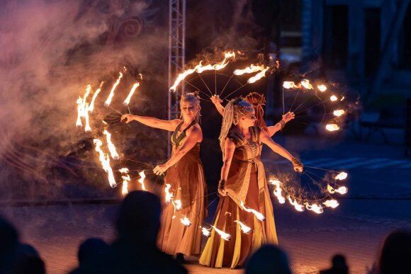 D.Bielkausko nuotr./Gatvės teatrų festivalis Priekulėje