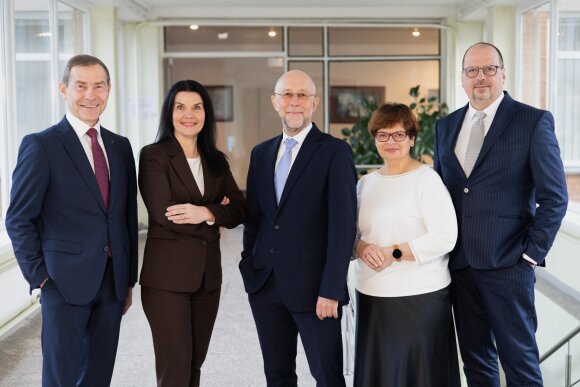 KUL nuotr./Klaipėdos universiteto ligoninės vadovų komanda