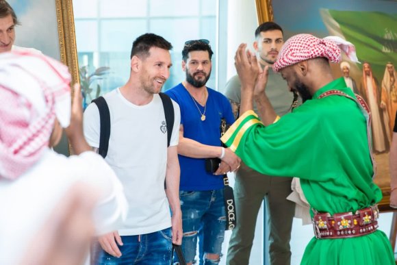 „Twitter“ nuotr./Lionelis Messi Saudo Arabijoje