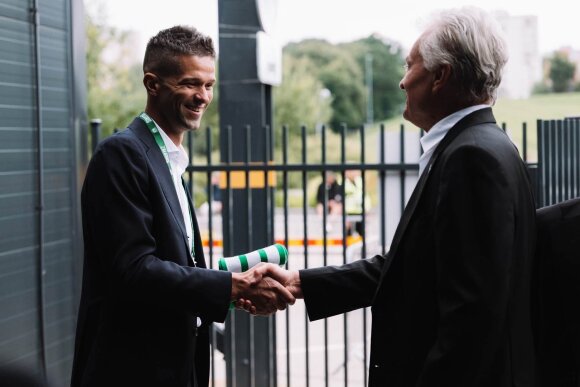 fkzalgiris.lt nuotr./Mantas Kalnietis ir Gitanas Nausėda