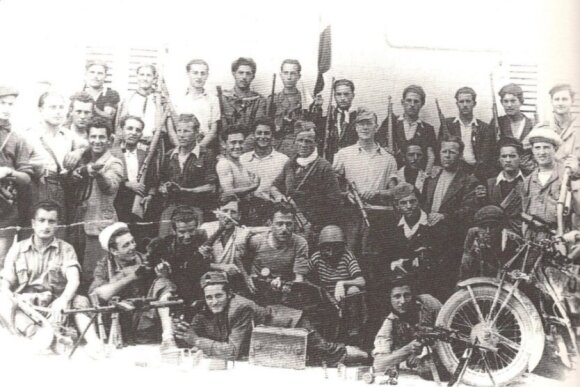 Wikimedia Commons / Public Domain nuotr./Italų partizanai II pasaulinio karo metu