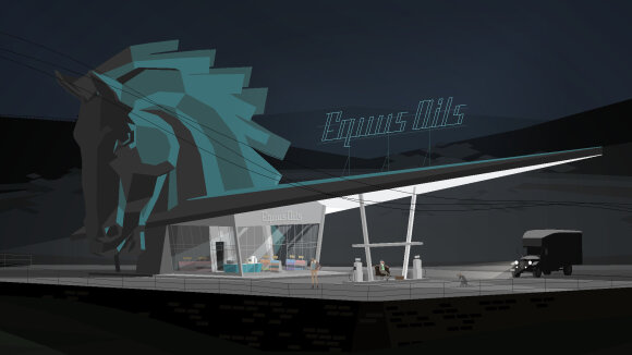 Kadras iš žaidimo/Žaidimas „Kentucky Route Zero“