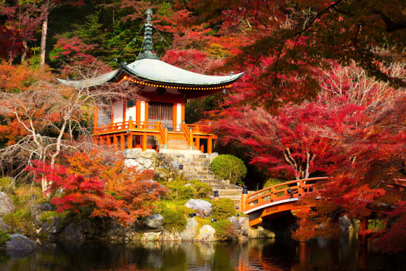 123RF.com nuotr./Daigodži šventykla Kiote. Šis miestas buvo Japonijos sostine ilgiau nei 1000 metų.