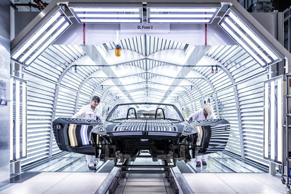 Naujo „Audi TT“ kabrioleto gamybos linija