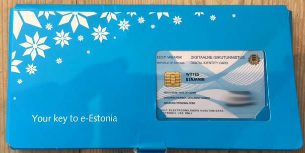 Lawfareblog.com nuotr./Estijos skaitmeninė tapatybės kortelė