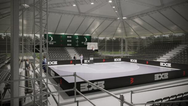 nuotr. organizatorių/3x3 krepšinio arena