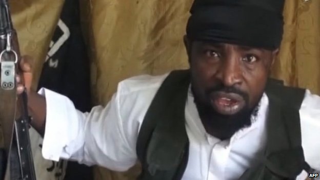 Kadras iš filmuotos medžiagos/„Boko Haram“ lyderis Abubakaras Shekau