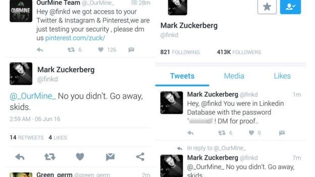 Nulaužta Marko Zuckerbergo paskyra „Twitter“