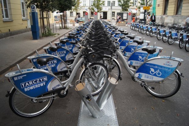 gazeta.pl nuotr./Varšuvos visuomeninio dviračio sistema „Veturilo“
