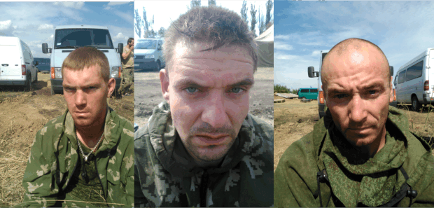 Ukrainos saugumo nuotr./Sulaikyti rusų kariai