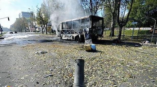 unian.net nuotrauka/Per apšaudymus Donecke trečiadienį žuvo 10 žmonių