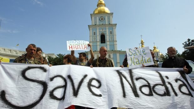 reuters.com/Protestas prieš Nadios Savčenko įkalinimą Voroneže