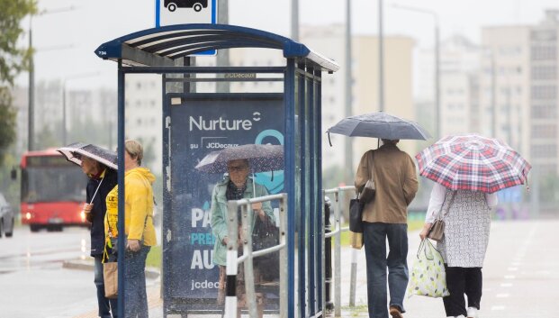 Vilniečiai sulaukė įspėjimo dėl smarkaus lietaus, bet bėdų nebuvo