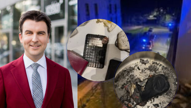 Žinomo žurnalisto Arno Mazėčio namų spintoje užsidegė ličio baterija: &bdquo;Staiga &ndash; ugnies pliūpsnis&ldquo;
