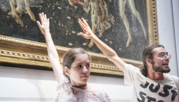 Botticelli ir superklijai: kodėl klimato aktyvistai nusitaikė į meno &scaron;edevrus?