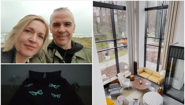 Irinos ir Antano verslo &bdquo;perlai&ldquo; &ndash; 14 m ilgio užuolaidos ir patalynė, kuri &scaron;viečia tamsoje