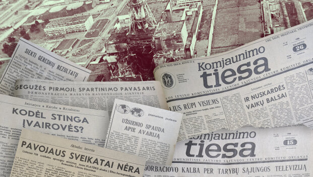 Černobyliui i&scaron;gyvenant istorinę katastrofą, Lietuvoje tvyrojo tyla: Gorbačiovas vėliau pratrūko