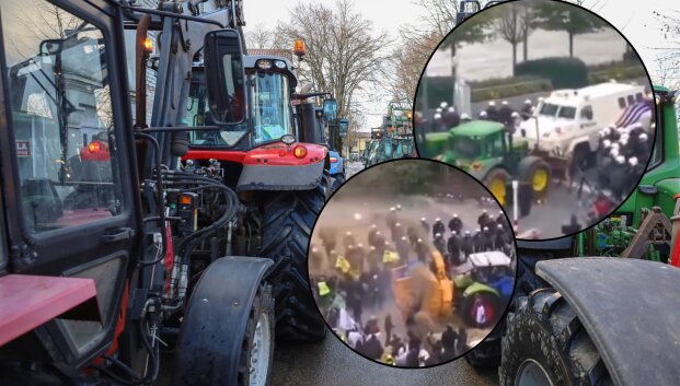 Internautai supainiojo žemdirbių protestus: &scaron;i akimirka buvo užfiksuota ne Vokietijoje