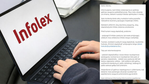 Aptikta kritinė spraga &bdquo;Infolex&ldquo; portale: galėjo būti pasiekiami tūkstančiai asmens duomenų