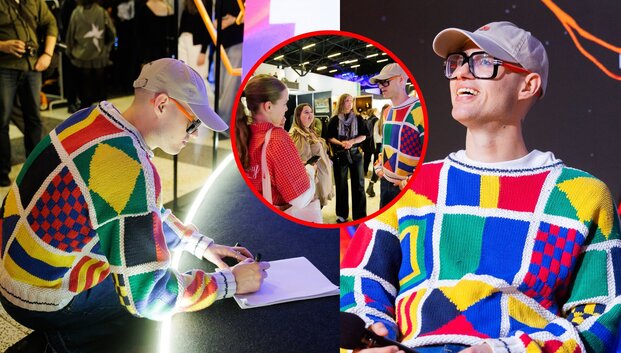 Lion Ceccah po pergalės &bdquo;Eurovizijoje&ldquo; pirmąkart pasirodė vie&scaron;umoje: gerbėjai vos tilpo &ndash; užgulė dėl asmenukių