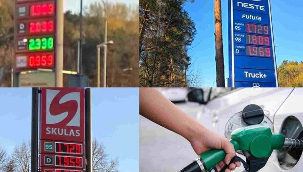 Kur juda degalų kainos prie&scaron; ilgąjį savaitgalį?
