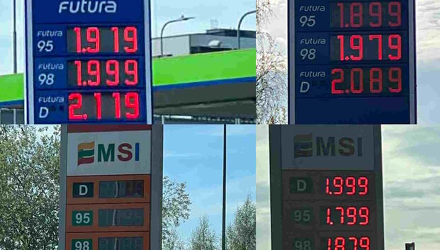 Kaip degalų kainos pasikeitė antradienio rytą?
