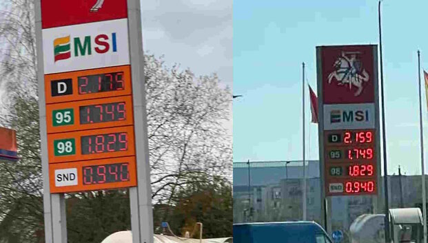 Degalai pigiau: kur atpigo, o kur kaina nepasikeitė?