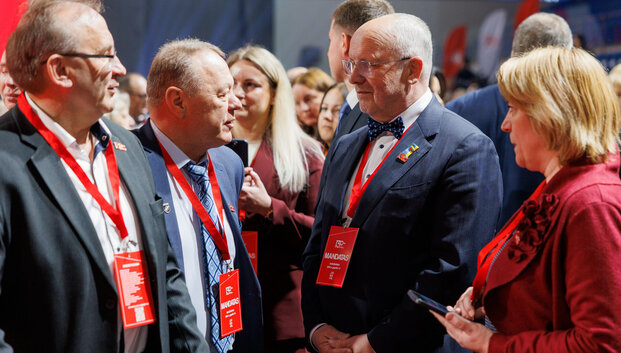 Seimo pirmininkas socdemus vadina kuriančia partija: pastatėme Valdovų rūmus, bus ir stadionas