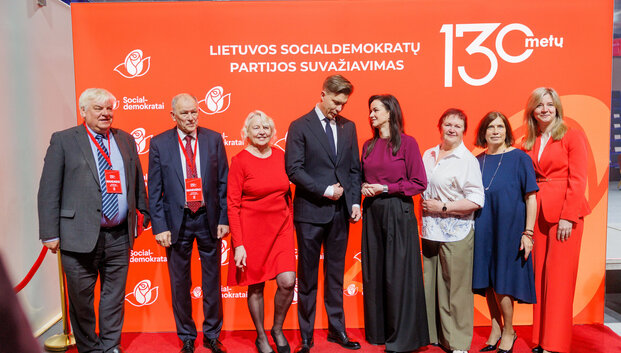 Mindaugas Sinkevičius i&scaron;rinktas Socialdemokratų partijos pirmininku, vadovaus iki 2029-ųjų