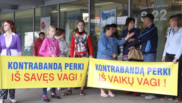 Gyventojų protestas Klaipėdoje: &scaron;itie romai su savo kontrabanda tarsi maras!