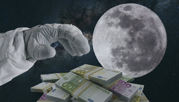 Neįkainojamas Mėnulis: jame yra i&scaron;teklių už milijardus eurų &ndash; kam jie priklauso?