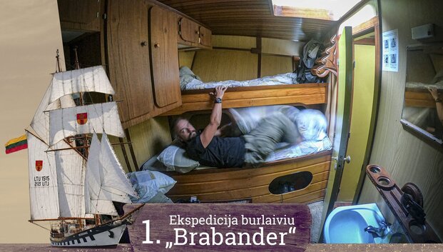 Ekspedicija burlaiviu &bdquo;Brabander&ldquo; (1): gyvenimo laive užkulisiai