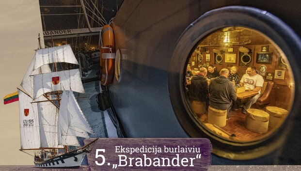 Ekspedicija burlaiviu &bdquo;Brabander&ldquo; (5): laivas i&scaron; vidaus &ndash; tarp burių, sonarų ir kajučių