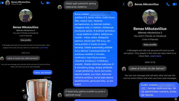 Dviejų merginų nužudymu įtariamas Benas Mikutavičius intensyviai ra&scaron;ė ir kitoms moterims: ko jis siekė?