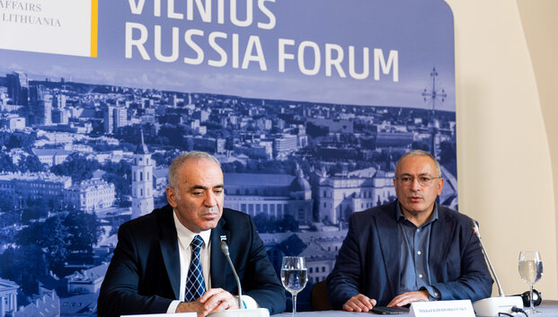 Rusijos opozicija Vilniuje: karo pabaigą Ukrainoje gali lemti Maskvos i&scaron;sekimas