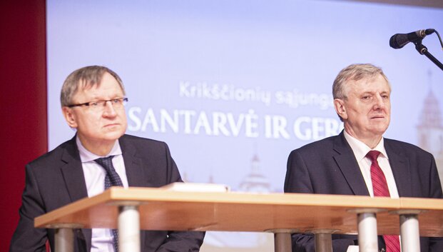 Rimantas Dagys ir Egidijus Vareikis įsteigė partiją, pavadintą Krik&scaron;čionių sąjunga