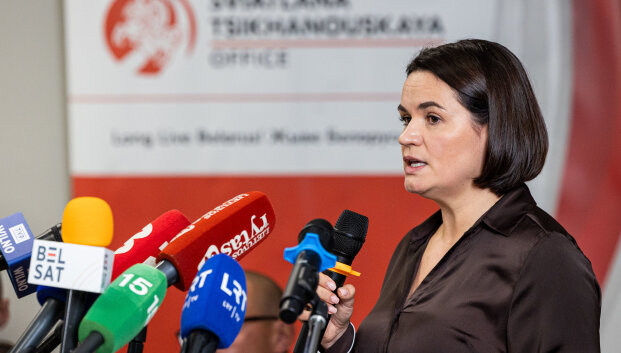 Lietuvai nesuteikus apsaugos, Cichanouskaja at&scaron;aukia svarbų vizitą