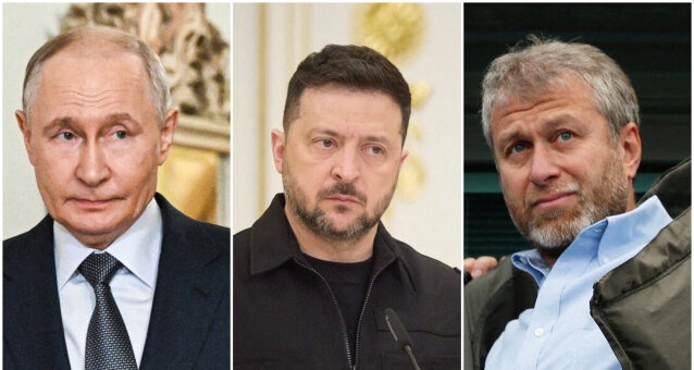 Vladimiras Putinas, Volodymyras Zelenskis, Romanas Abramovičius